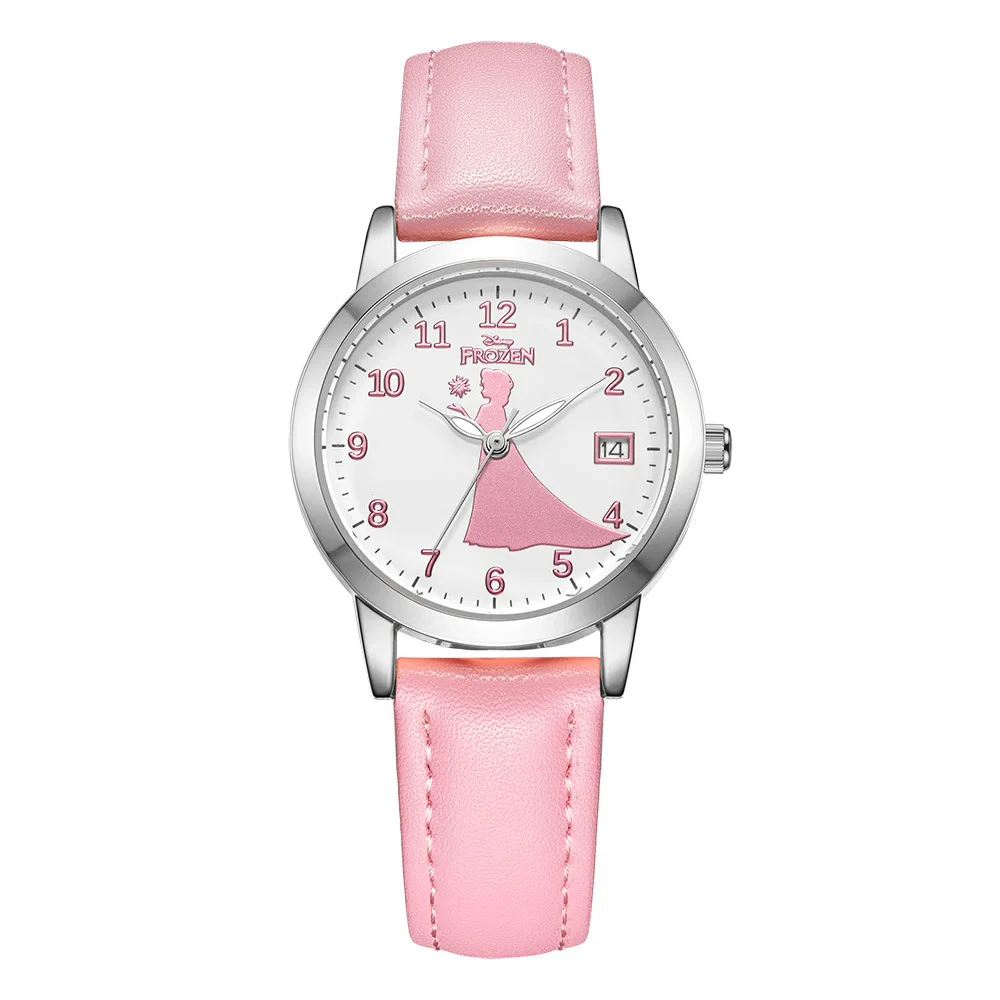 Бренд disney девушка наручные часы кварцевые кожа водонепроницаемые Модные женские