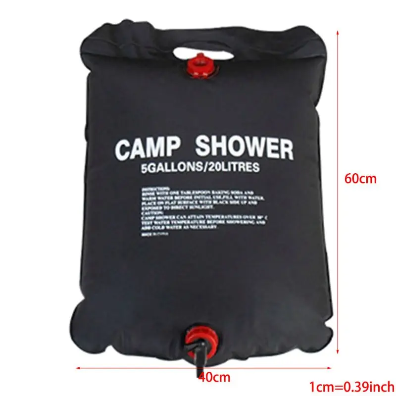 Сумка для душа с подогревом на солнечной батарее отдыха природе Путешествий