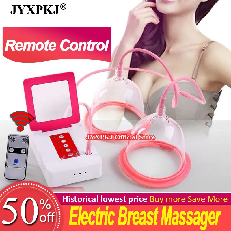 

Electric Breast Massage Instrument Remote Control Breast Massager Chest massage Breast Augmentation Apparatus Raise Hip equipmen