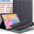 Чехол-клавиатура для Samsung Galaxy Tab S6 Lite 10,4 P610 P615, русская испанская Арабская Иврит Клавиатура для Samsung Tab S6 Lite