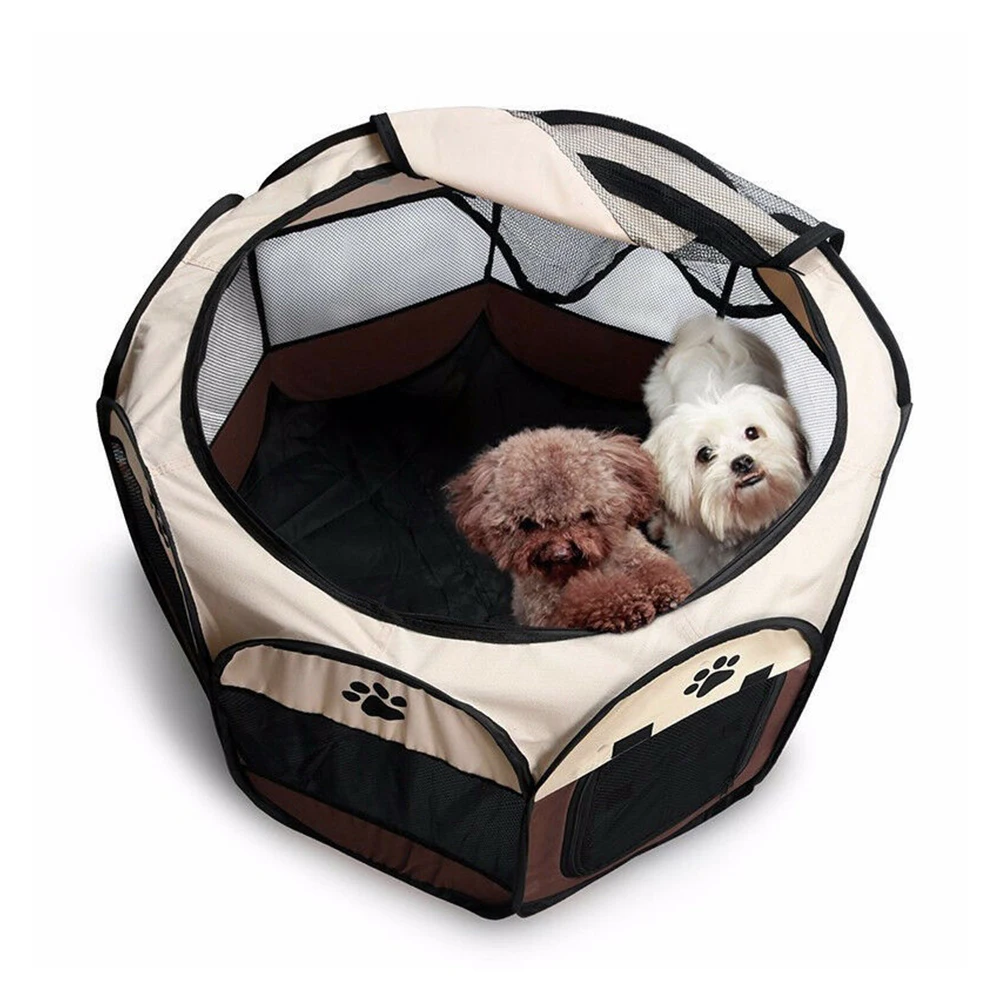 Переносной складной манеж для собак палатка комнатный Водонепроницаемый