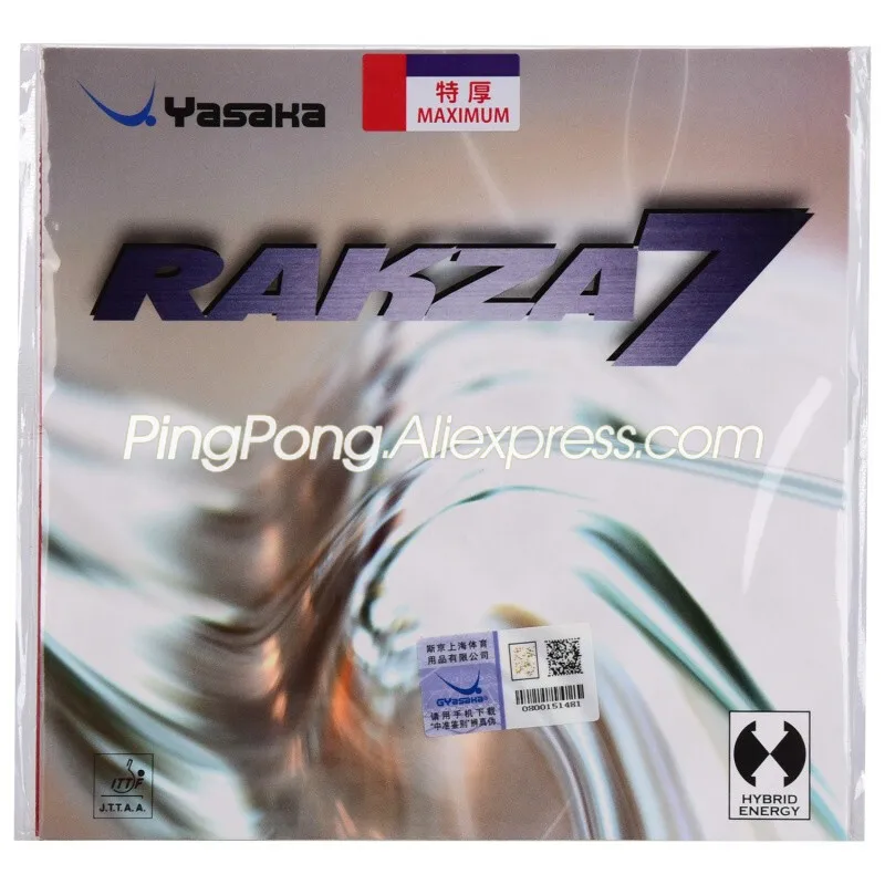 YASAKA ZA rak7 (RAKZA7 RK7) резиновая губка для настольного тенниса Yasaka RAKZA пинг понга|tennis