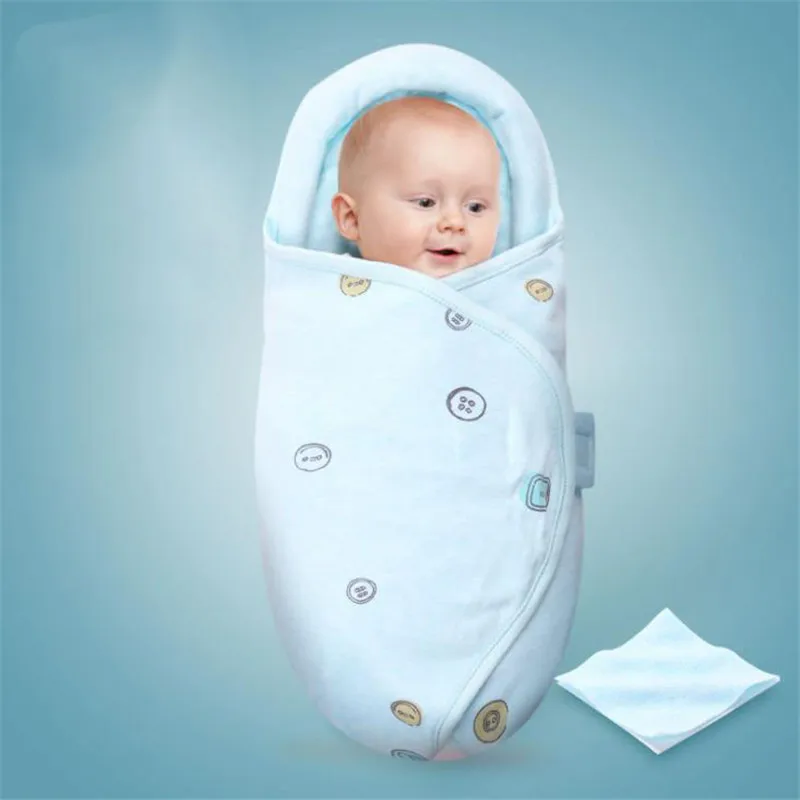 Спальный мешок для новорожденного ребенка хлопок Теплый Пеленальный 60*30 см