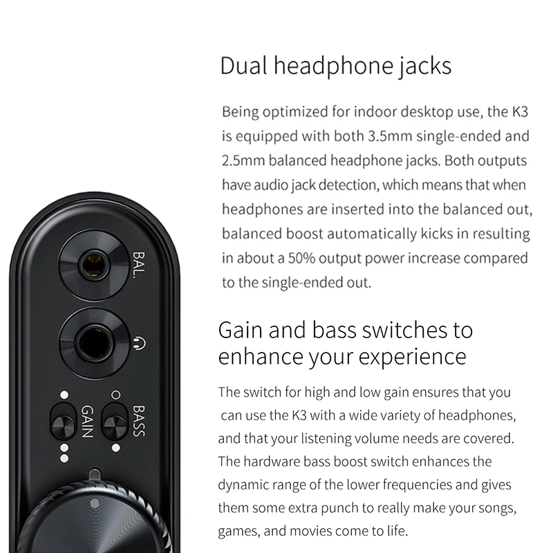FiiO 2021 новая версия K3 портативный усилитель для наушников AMP XMOS USB DAC ES9038Q2M ПК