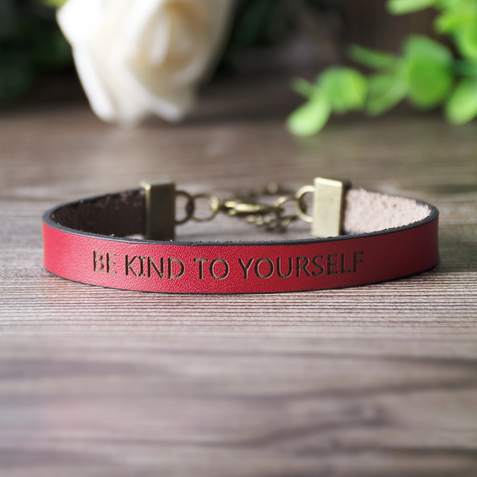 BE KIND TO YOURSELF браслет из натуральной кожи для мужчин и женщин новая личность Дружба