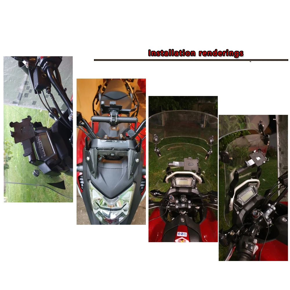 

Motorcycle Stand Holder Phone Mobile Phone GPS Navigation Plate Bracket FOR HONDA nc750x 2014 2015 nc700x 2012 2013 2014 CNC