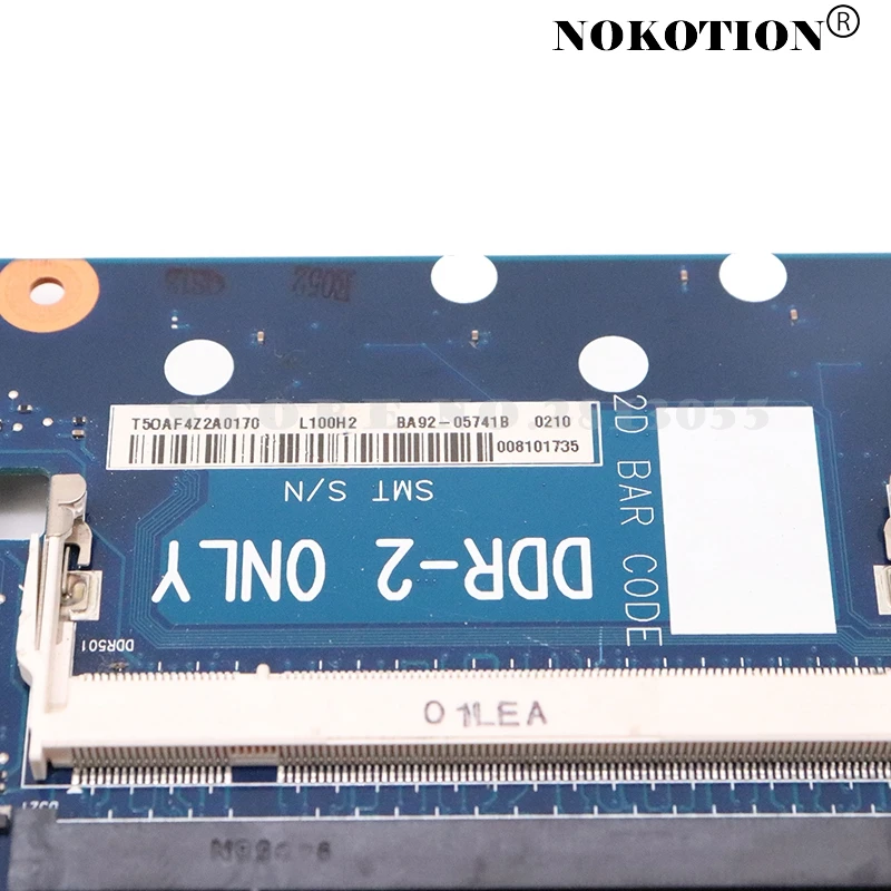 Материнская плата NOKOTION для ноутбука SAMSUNG R520 R522 R620 системная BA92 05556A PM45 DDR2 HD 4650