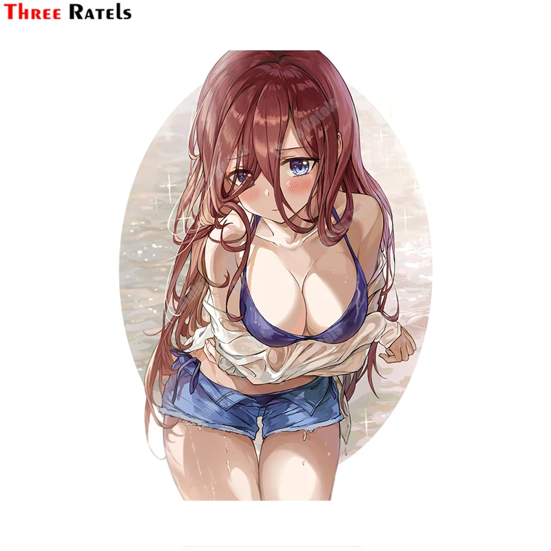 Three Ratels A677 Nakano Miku Go Toubun No Hanay Stickers Toys For Mobile Phone Laptop Luggage Skateboard Anime Decal | Автомобили и