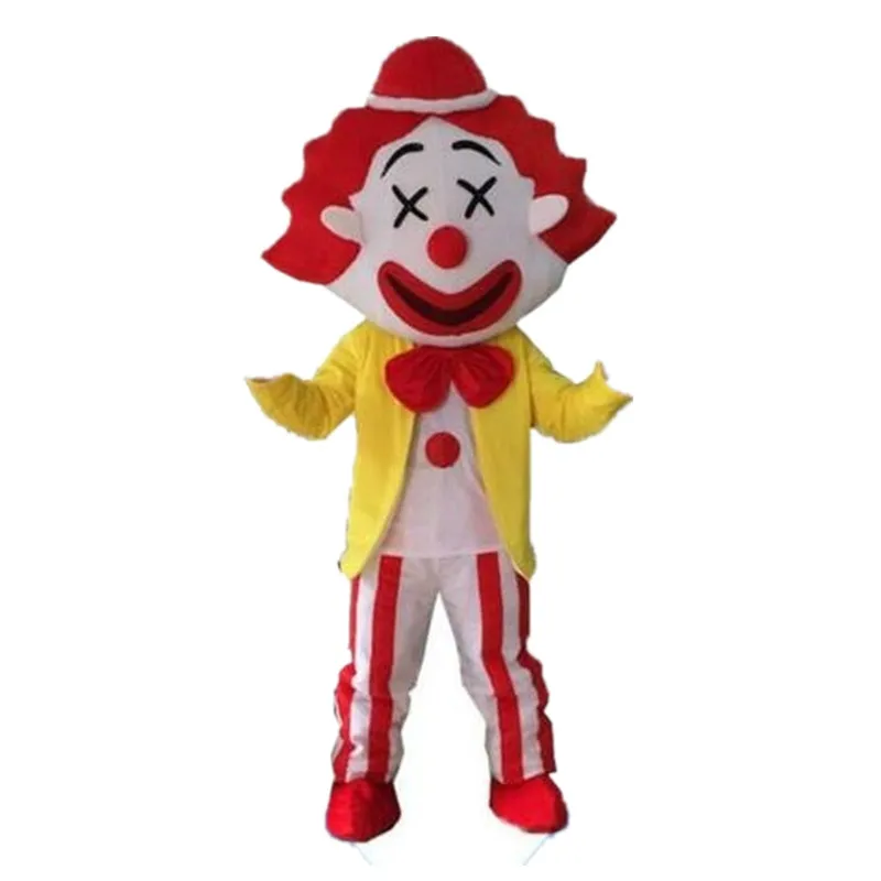 Cute Clown Mascot Costume Suit Cosplay Party Dress Outfit Advertising Adults #2 Event Apparel Cartoon Character Birthday Clothes |