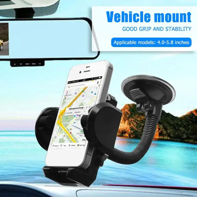 Регулируемый автомобильный держатель для телефона на 360 градусов вращающийся