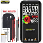 Цифровой мультиметр MAXRIENY EMF 9999 EBTN, интеллектуальный конденсатор напряжения постоянного и переменного тока, Ом, диод, NCV, тестер Гц, цифровой ампервольтметр