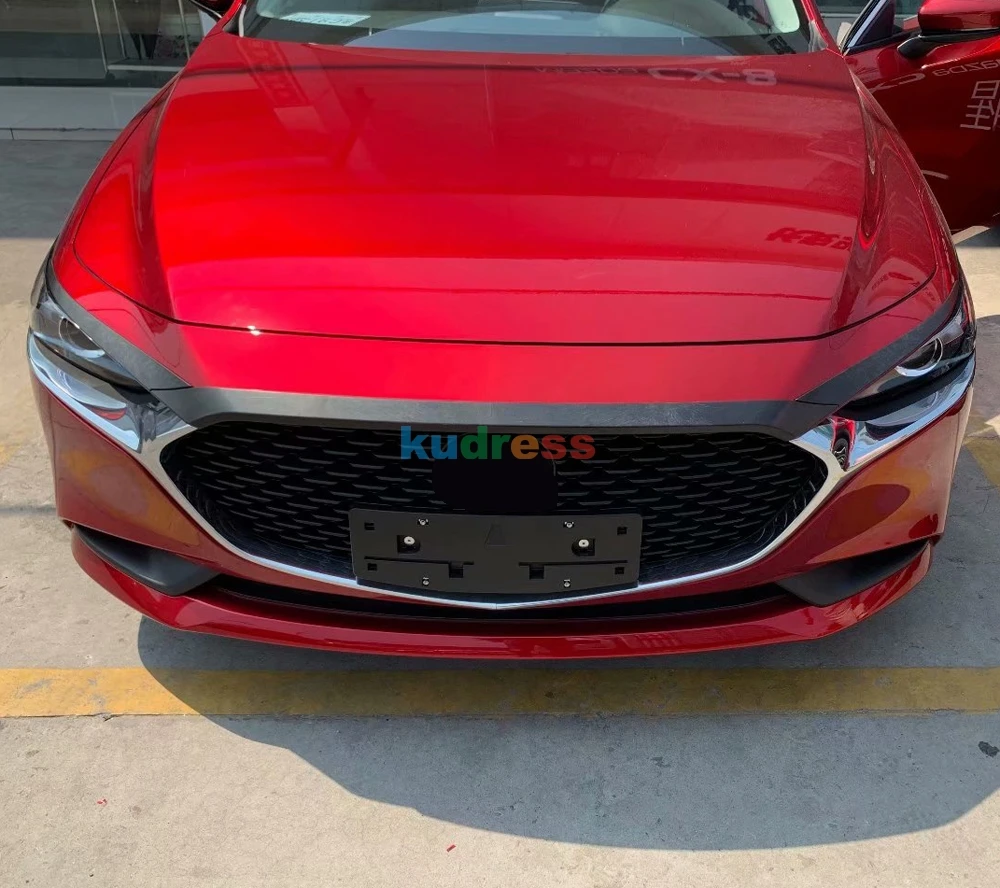 Для Mazda 3 M3 Axela хромированные аксессуары для экстерьера передней головки двигателя автомобиля бампер формовочный защитный чехол отделка Стайлинг