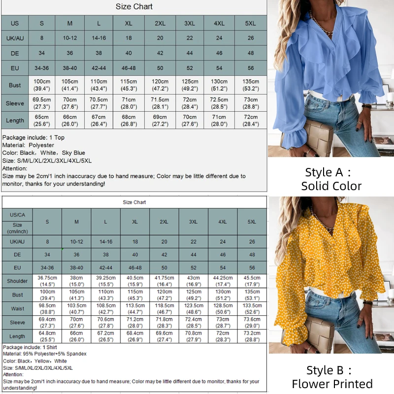 Рубашка женская с V-образным вырезом элегантная однотонная блузка длинным