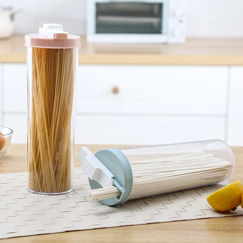 

Multifunctional Pasta Transparent Food Storage Sealed Container Household Fresh-keeping Box Snack Moisture-proof Bottle