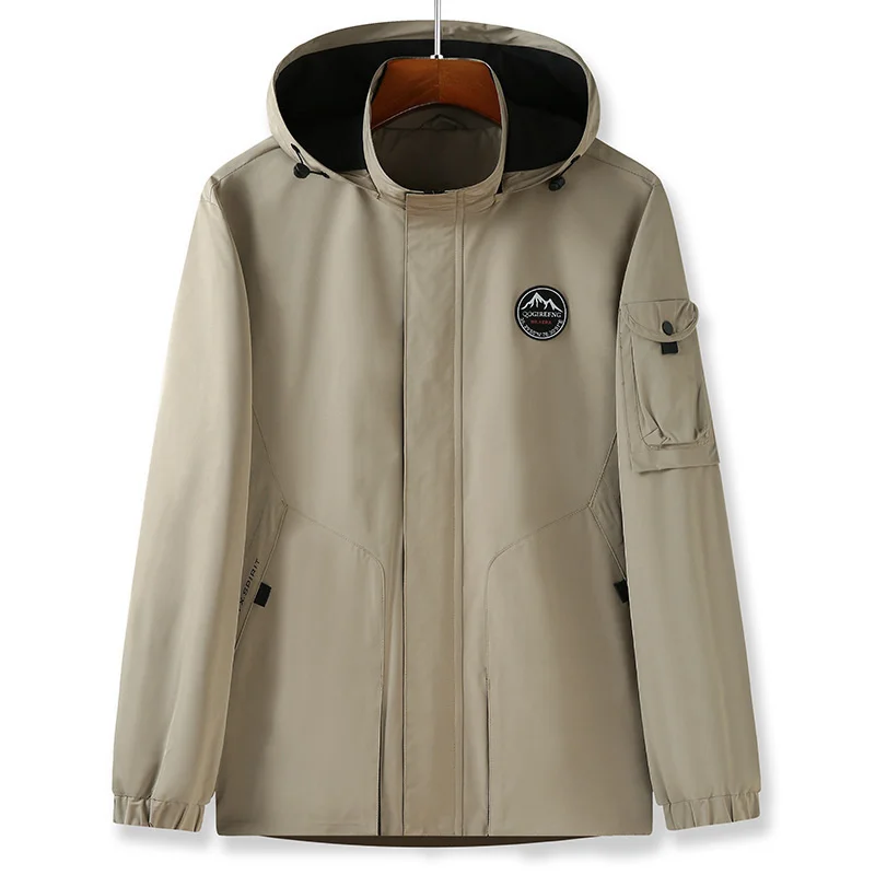 Осенняя ветрозащитная водонепроницаемая куртка Мужская Уличная ветровка для