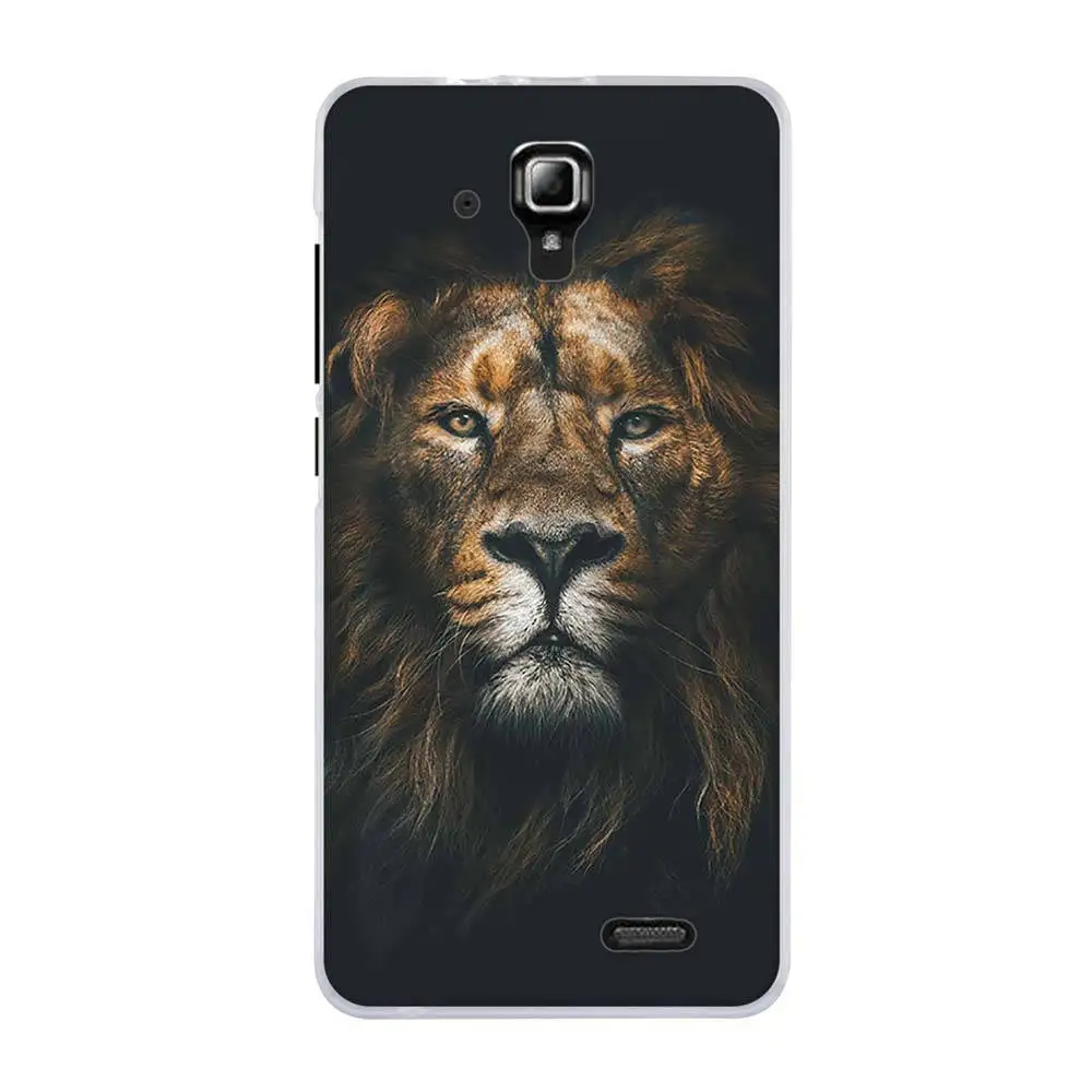 Чехол для lenovo A536 A358T, ультратонкий, мягкий, TPU, силиконовый, для lenovo A536 A 536, чехол с рисунком животных для lenovo A358T, Coque Capa