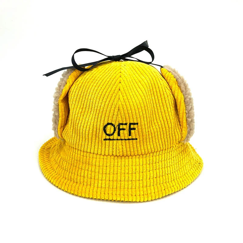 Детская шапка в рыбацком стиле Новинка сезон осень-зима теплая с вышивкой