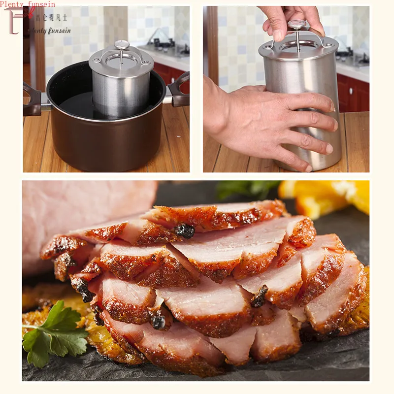 Пресс из нержавеющей стали аппарат для приготовления ветчины пресс мяса горшок