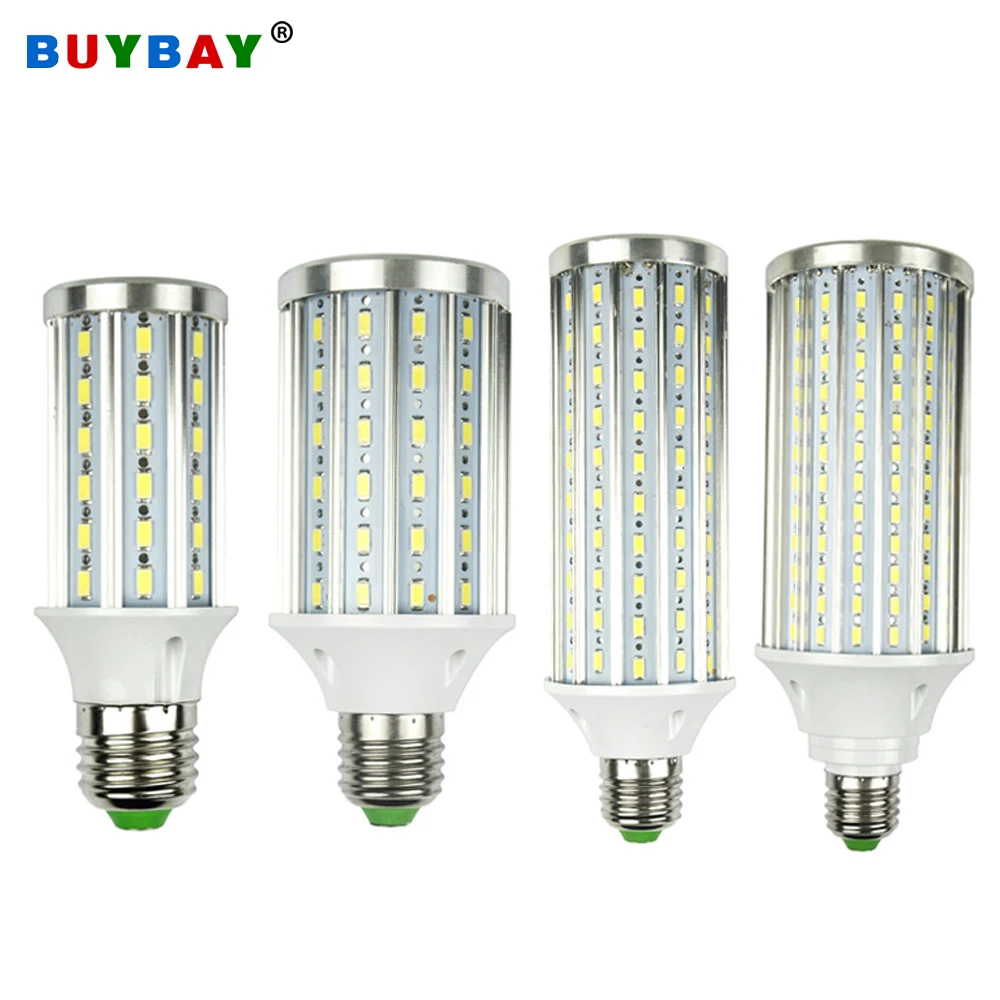 Высокая мощность SMD5730 17 Вт 20 Вт 23 Вт 25 Вт 30 Вт 45 Вт Светодиодная лампа E27 кукурузный светильник E14 led bomblias E40 B22 Светодиодный точечный светильник 85-265 в