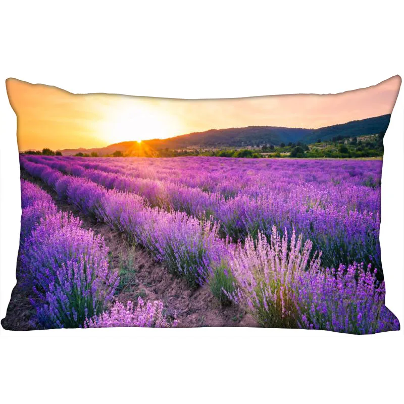 Подушка бледно лиловый крышка Чехол прямоугольник подушка для