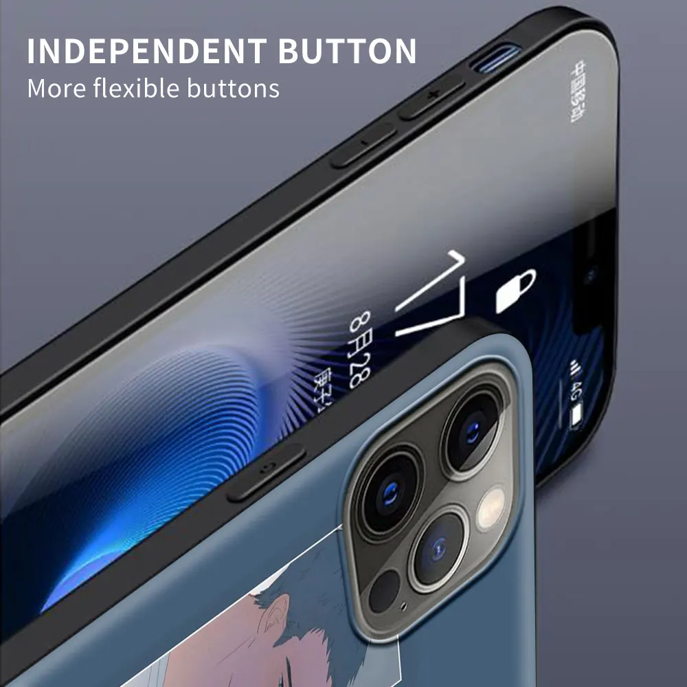 Silicone Phone Case For iPhone 11 Pro Max 12 13 Pro X XS Max XR 7 8 6 6S Plus SE 2020 Here U Are Anime Soft Back Cover Shell