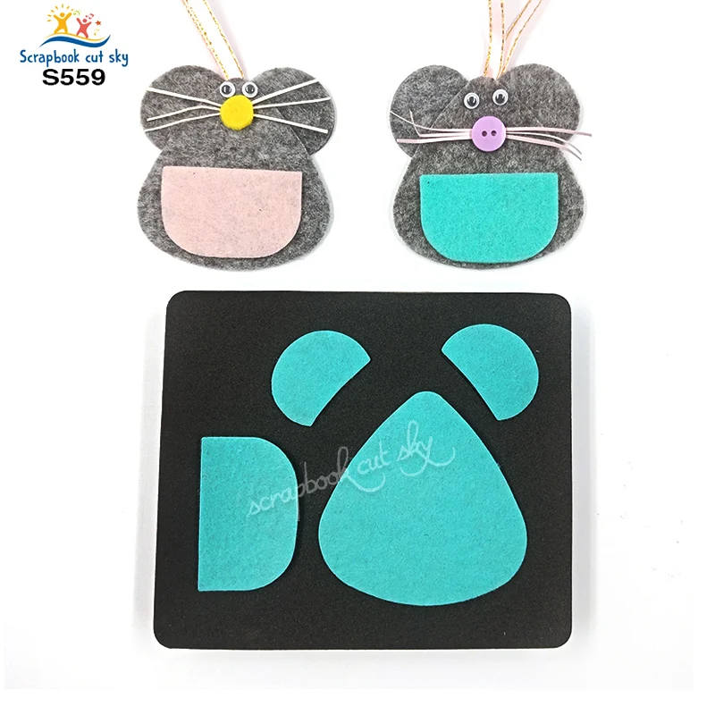 

Украшение "мышь" S559 Muyu деревянные формы для скрапбукинга