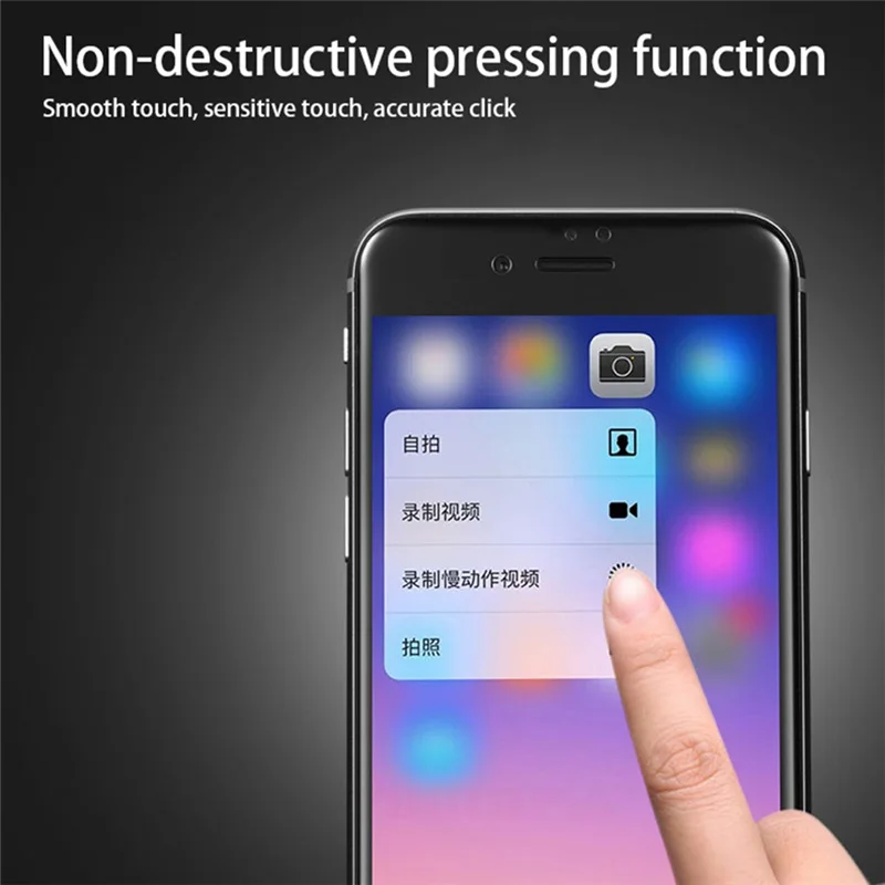2 шт 5D полное покрытие Защитное стекло для iPhone 7 8 6 6s Plus Защитная пленка для экрана для iPhone X XS MAX XR закаленное стекло