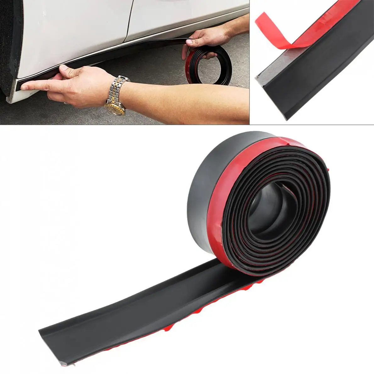 2 ''X 98'' Универсальный Автомобильный передний или задний бампер спойлер