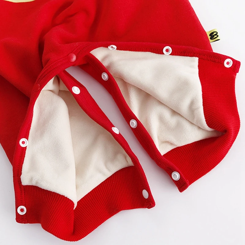 Китайская Новогодняя одежда комбинезон детский праздничный с вышивкой для