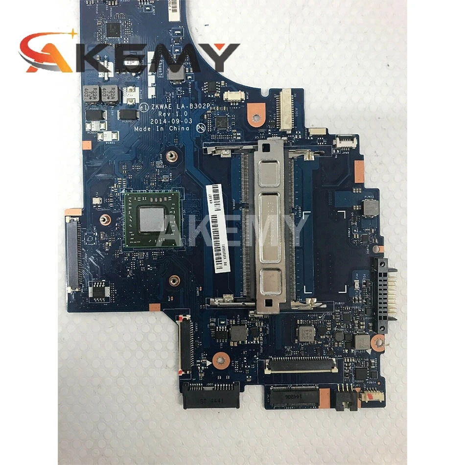 Akemy ZKWAE LA-B302P для TOSHIBA Satellite C50 C55 C50D C55D C55Dt-B Материнская плата ноутбука DDR3L ЦП AMD на