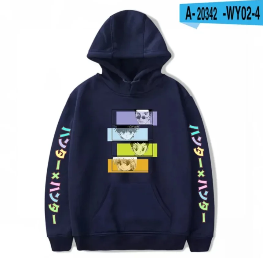 Аниме Толстовка Охотник х толстовки для мужчин/женщин Харадзюку Hisoka