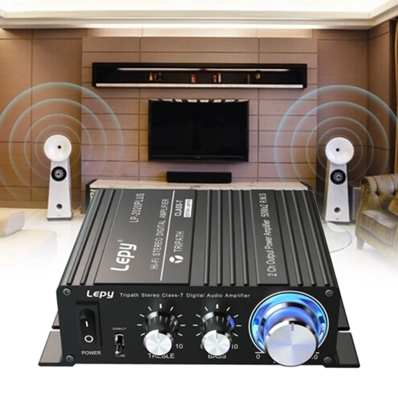 Lepy LP 2020PLUS Hi Fi стерео класс T цифровой аудио усилитель мощности мини домашний 50Wx2