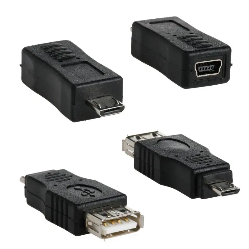 10 шт. OTG 5 pin F/M мини-переходник адаптер преобразователь USB штекер-гнездо micro |