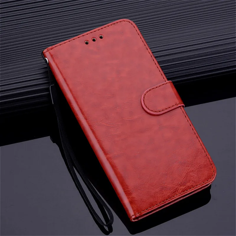 Brown Чехол-книжка для Honor 8 lite, кожаный чехол-книжка для huawei Honor 8 Lite, флип-чехол для huawei Honor 8 lite, чехол - Цвет: Brown