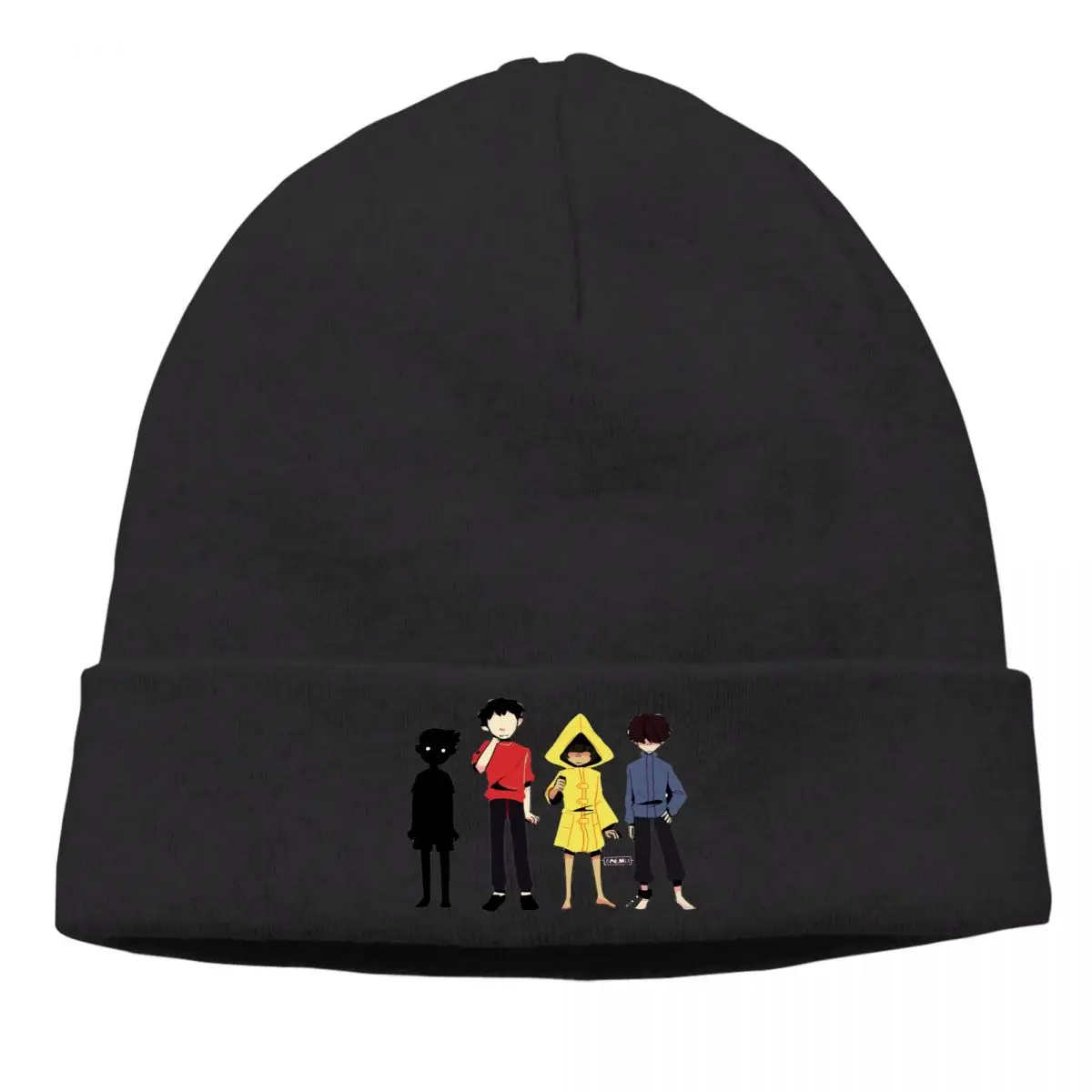

Little Nightmares Six Horror Game Winter Warm Beanie Hats Friends Knitting Bonnet Hipster Skullies Caps Earmuffs