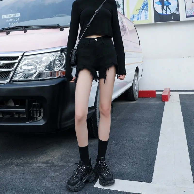 Женские джинсовые шорты рваные Короткие мини-джинсы летние женские джинсы для