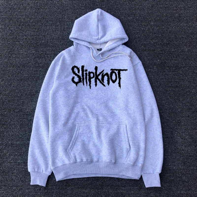 Рок группа для мужчин и женщин Группа Slipknot хип хоп Уличная толстовки хлопок с