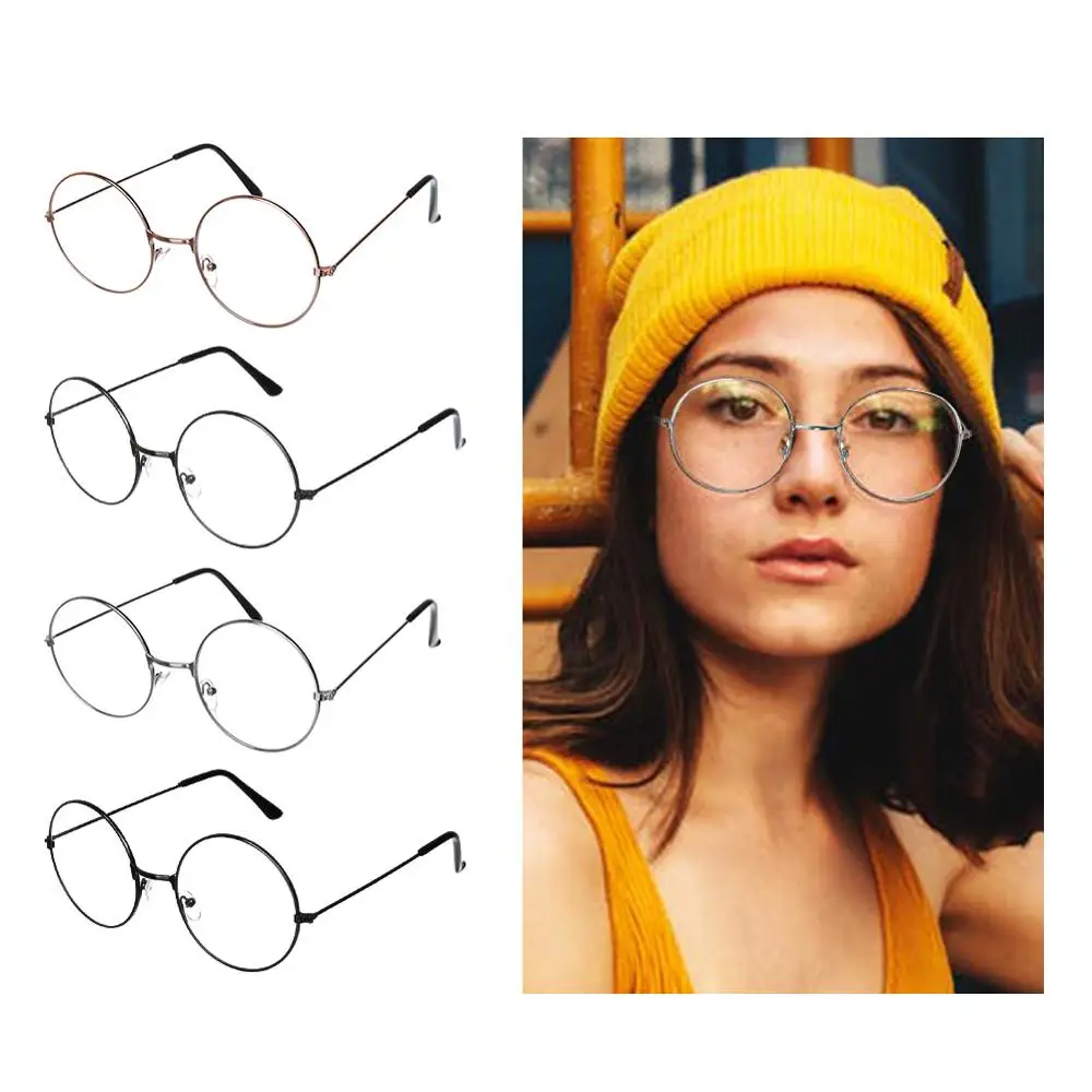 Очки в стиле ретро с прозрачными стеклами Модные Винтажные Солнцезащитные