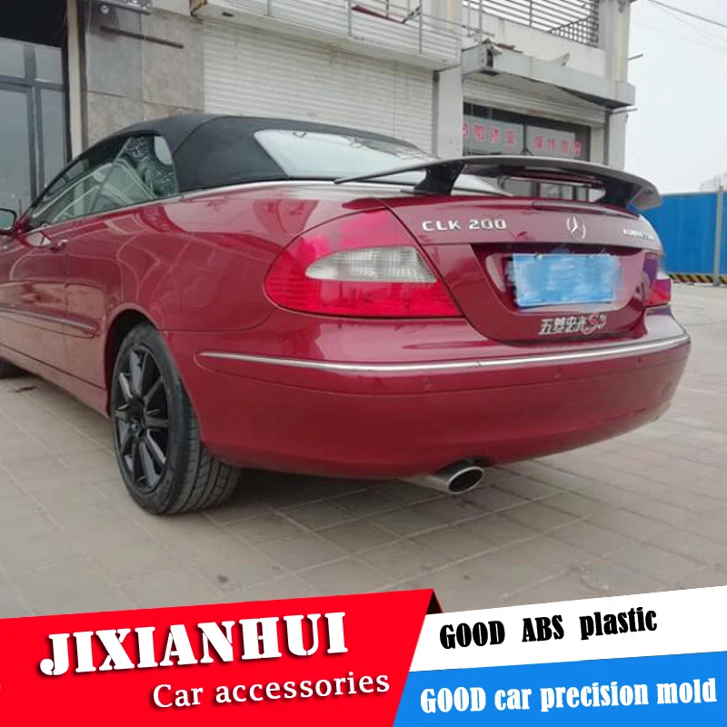 

Спойлер для W212 2008-2015 Mercedes-Benz CLK SLK, спойлер из АБС-пластика, цветной задний спойлер для автомобиля