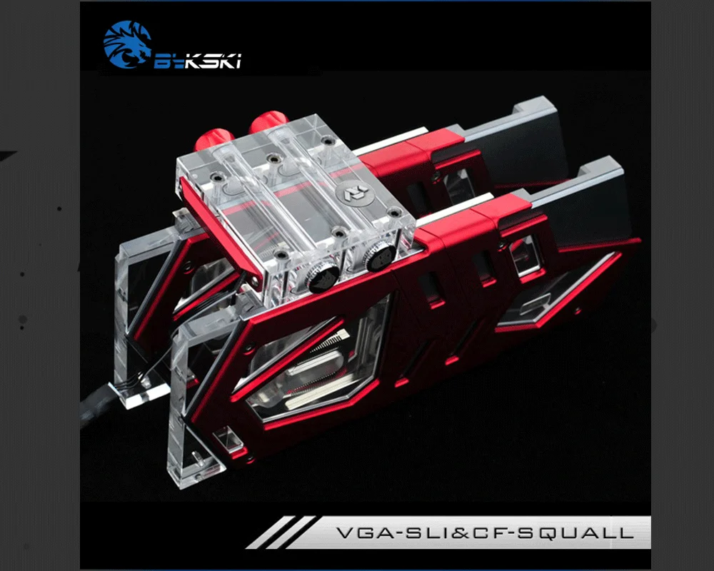 Bykski VGA-SLI& CF-SQUALL, SLI/CF мосты водоблок, для видеокарты Cross Fire, L4-2way/L4-3way/L6-2way/L8-2way/L4-4way