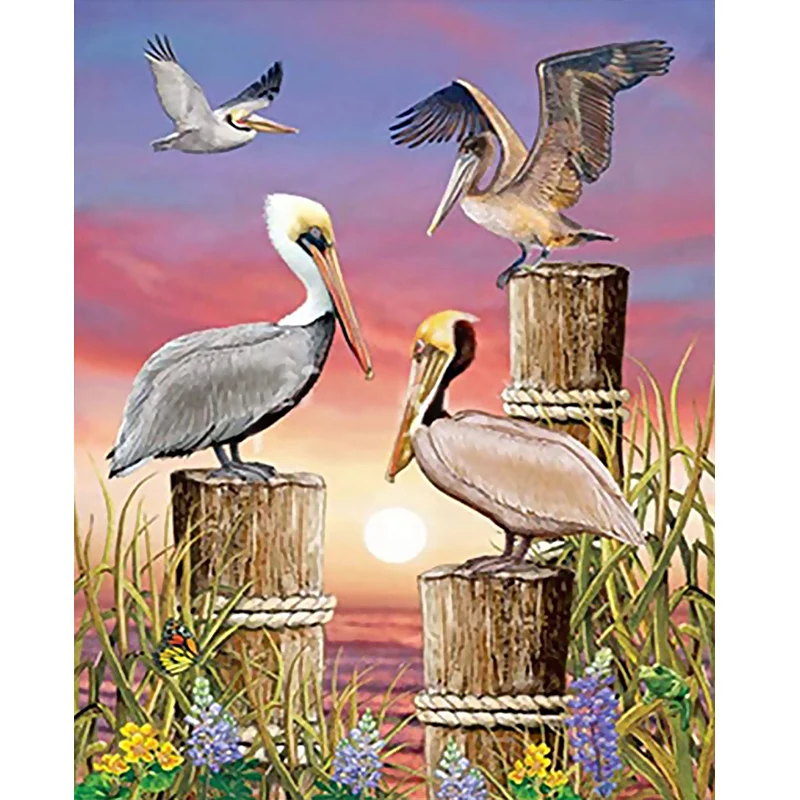 

Животное акриловые Краски по Набор цифр масло Краски ing для взрослых DIY Наборы холщовая рама рисунок Раскраска по номерам декор искусство