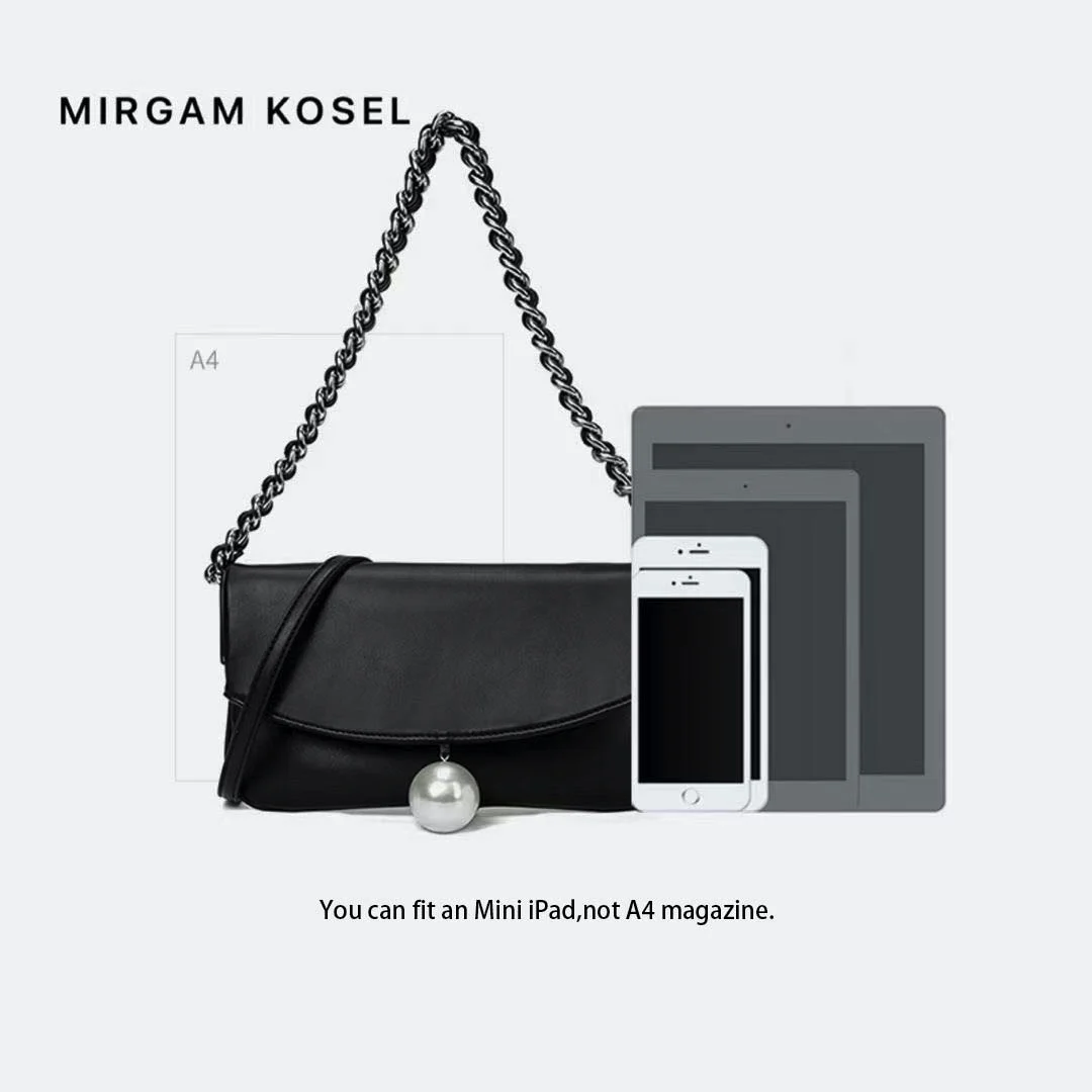 

2021 Fashion Vintage HandBags for Girls Chain Pearl Shoulder Bags Party Evening Wristlets Crossbody Bag for Lady Luxury Designer
