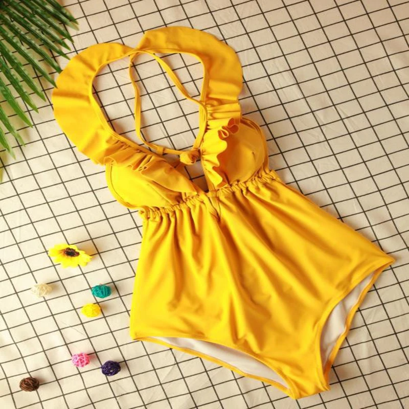 Бордовый сердечный приступ Falbala подходит для плавания купальник комплекты