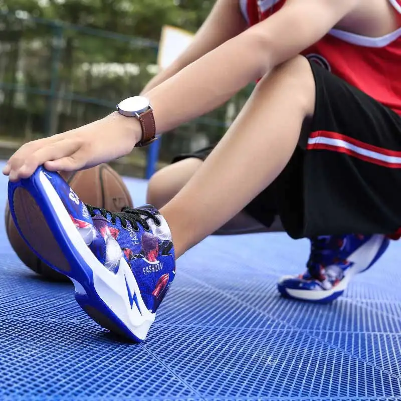 Fashion Superstar Printed High top Basketball Shoes Men Platform Non-slip Hip-hop Men Sneakers Basketball zapatos de baloncesto