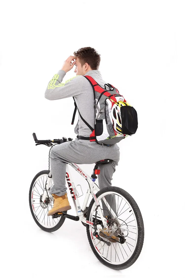 Рюкзак для верховой езды MTB для активного отдыха 18L дышащий рюкзак для верховой езды для езды на велосипеде сумка для велоспорта+ сумка для воды