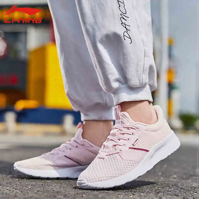 Li-Ning/Женская Базовая мягкая обувь для образа жизни дышащая подкладка удобная