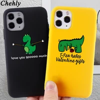fashion dinosaur phone case for iphone 6s 7 8 11 12 mini plus pro x xs max xr se cases soft silicone fitted protection covers