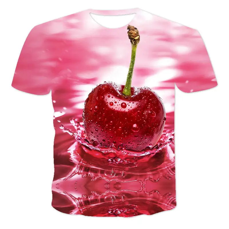 

The Latest 3D Printing Gourmet Hamburger Fries Unisex Short-Sleeved Personalized Round Neck Pullover XXS-6XL Plus Size T-Shirt