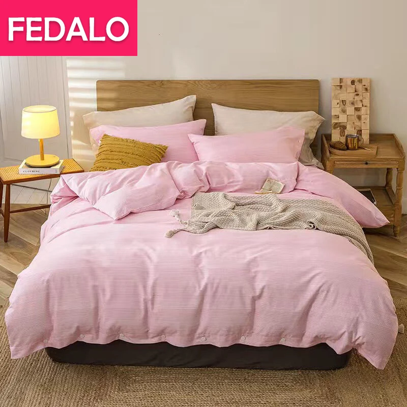 

Thick brushed four-piece pure cotton quilt cover 100% cotton bedding autumn and winter warmth quilt cover three-piece set