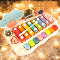 baby rattles mobiles toys piano musical instrument xylophone knock piano bus beads blocks educational toys for children